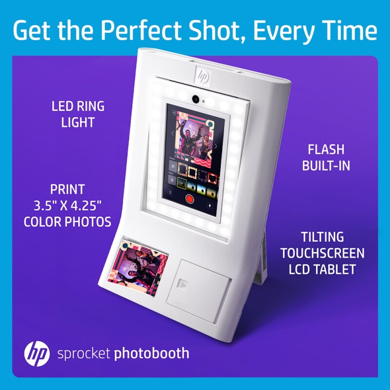 HP Sprocket Φορητό Photobooth, Λευκό