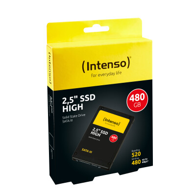 Intenso 2.5''  SSD SATA III HIGH 480GB Εσωτερικός Σκληρός Δίσκος