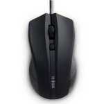 Nilox MOUSB1002 USB Optical Mouse 1600 DPI 3 buttons, Black