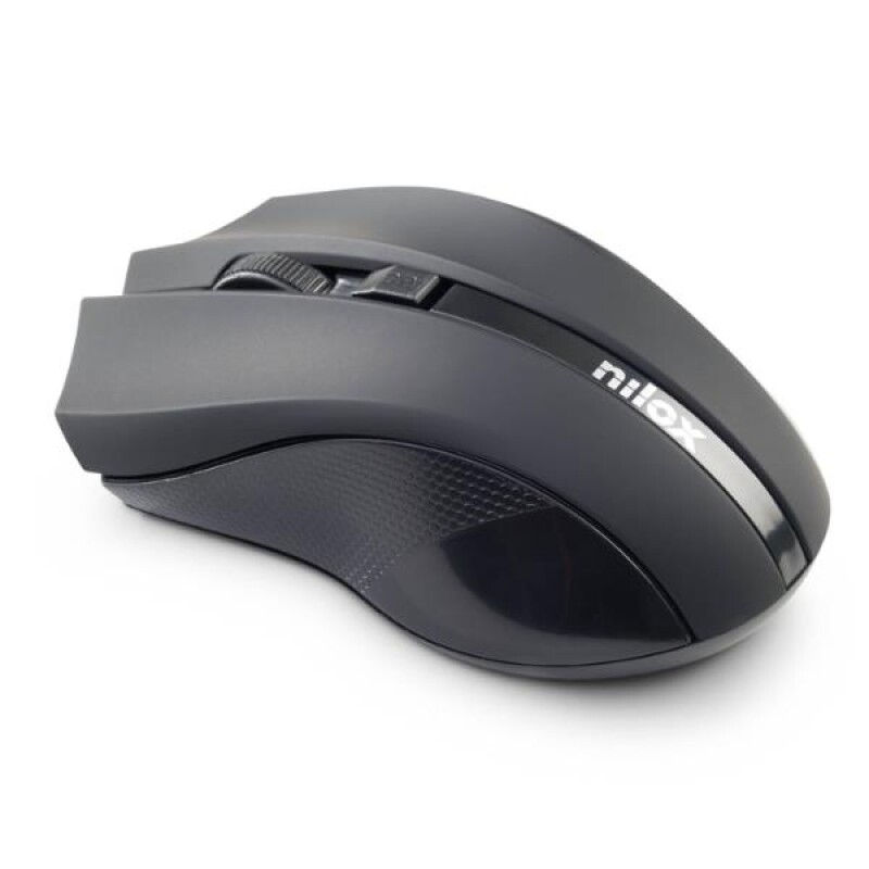 Nilox MOWI1001 Wireless Mouse 1600 DPI 4 Buttons, Black