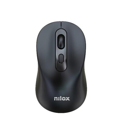 Nilox NXMDW101 Dual (Wireless and Bluetooth) Rechargable Mouse 1600 DPI, Black