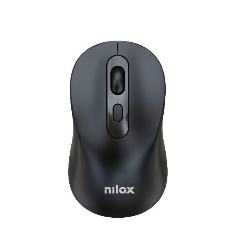 Nilox NXMDW101 Dual (Wireless and Bluetooth) Rechargable Mouse 1600 DPI, Black