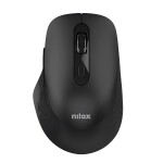 Nilox NXMODWI01 Dual (Wireless and Bluetooth) Mouse 1600 DP, 6 Buttons, Silent, Black