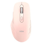 Nilox NXMODWI03 Dual (Wireless and Bluetooth) Mouse 1600 DPI, 6 Buttons, Silent, Pink