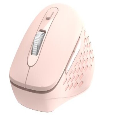 Nilox NXMODWI03 Dual (Wireless and Bluetooth) Mouse 1600 DPI, 6 Buttons, Silent, Pink