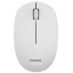 Nilox NXMOWI4013  Optical Wireless Mouse 1000 DPI, 3 Buttons, White