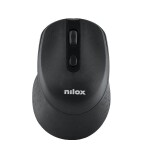 Nilox NXMWS101 Dual (Wireless and Bluetooth) Mouse 1600 DPI, 4 Buttons, Silent, Black