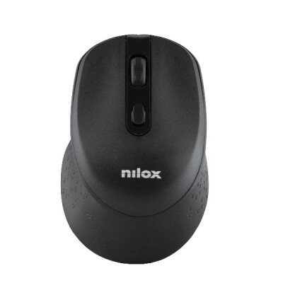 Nilox NXMWS101 Dual (Wireless and Bluetooth) Mouse 1600 DPI, 4 Buttons, Silent, Black