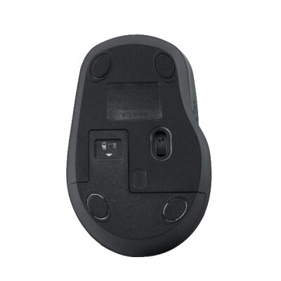 Nilox NXMWS101 Dual (Wireless and Bluetooth) Mouse 1600 DPI, 4 Buttons, Silent, Black