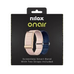 NILOX ONAIR SMART BAND SCREENLESS Ροζ/Μπλε