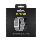 NILOX ONAIR SMART BAND SCREENLESS Γκρι/Μαύρο