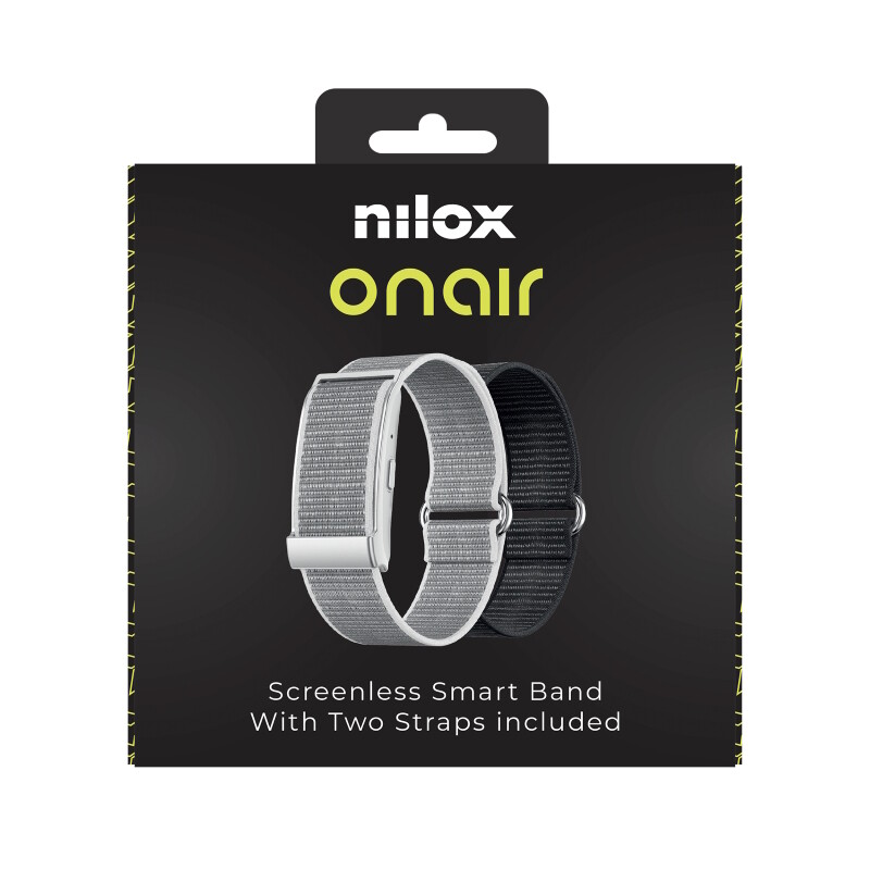 NILOX ONAIR SMART BAND SCREENLESS Γκρι/Μαύρο