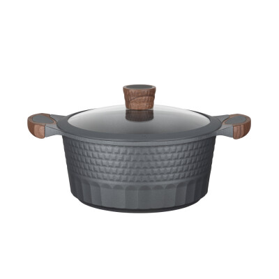 RESTO Capela 93503 Non-stick pot with glass lid 24cm 4.6 Liters