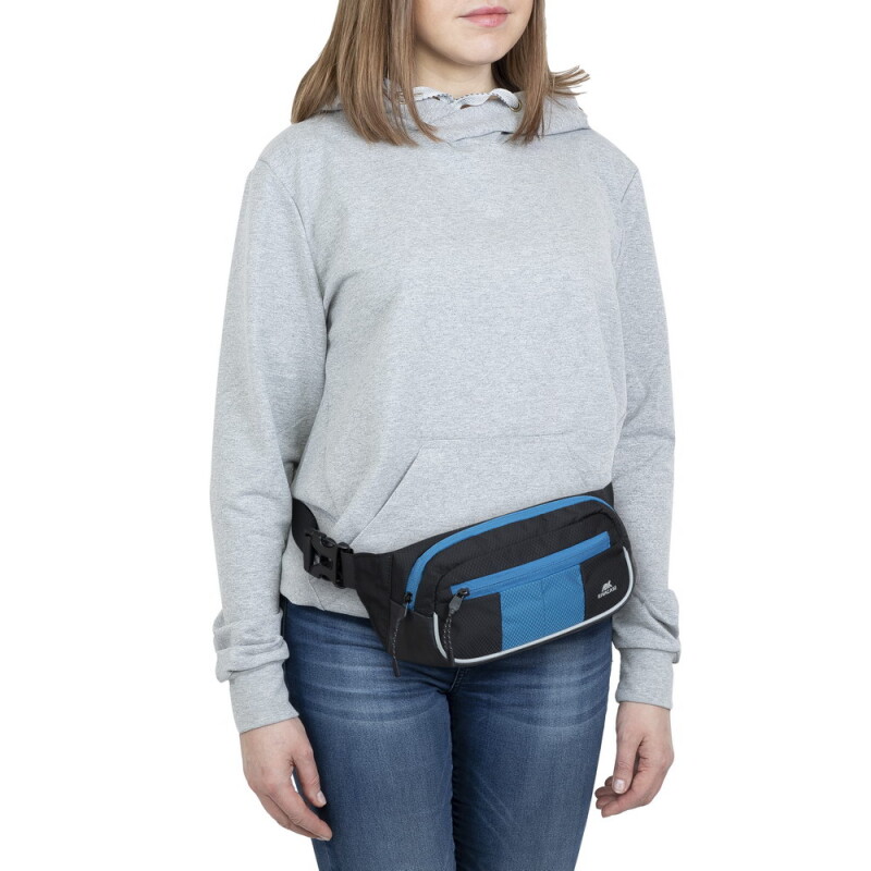 RIVACASE 5215 black/blue Waist bag for mobile devices /12