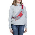RivaCase 5215 Mercantour grey/red Waist bag for mobile devices Τσάντα μέσης Γκρι/Κόκκινο