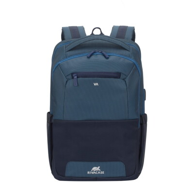 RivaCase Suzuka 7767 steel blue/aquamarine Laptop backpack 15.6"