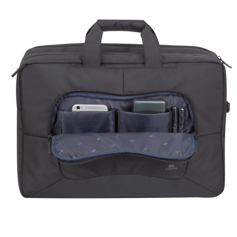 RivaCase 8455 black full size Laptop Bag 17.3"