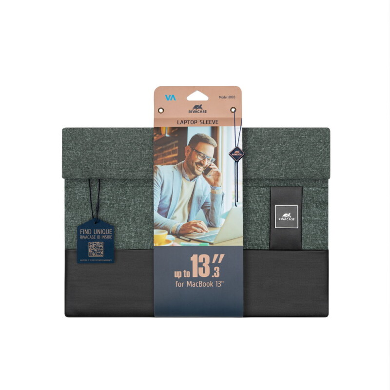 RIVACASE 8803 khaki φάκελος μεταφοράς για  MacBook Pro και Ultrabook 13.3"-14"